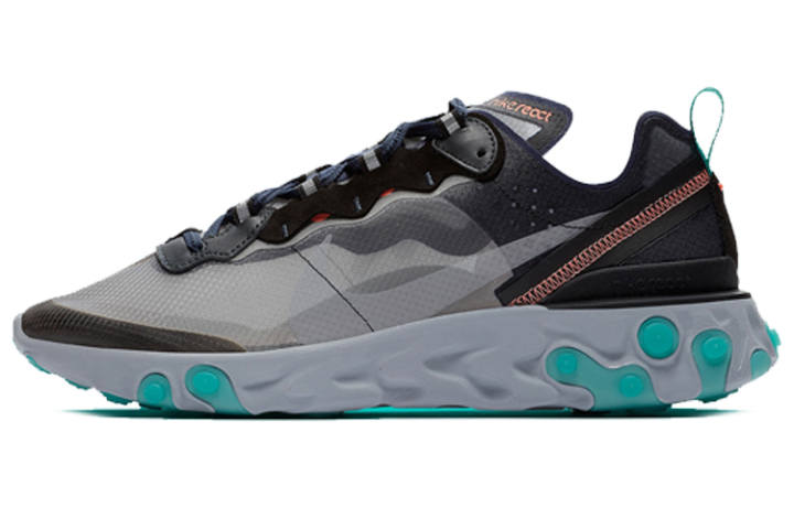 Nike Nike React Element 87 Black Neptune Green