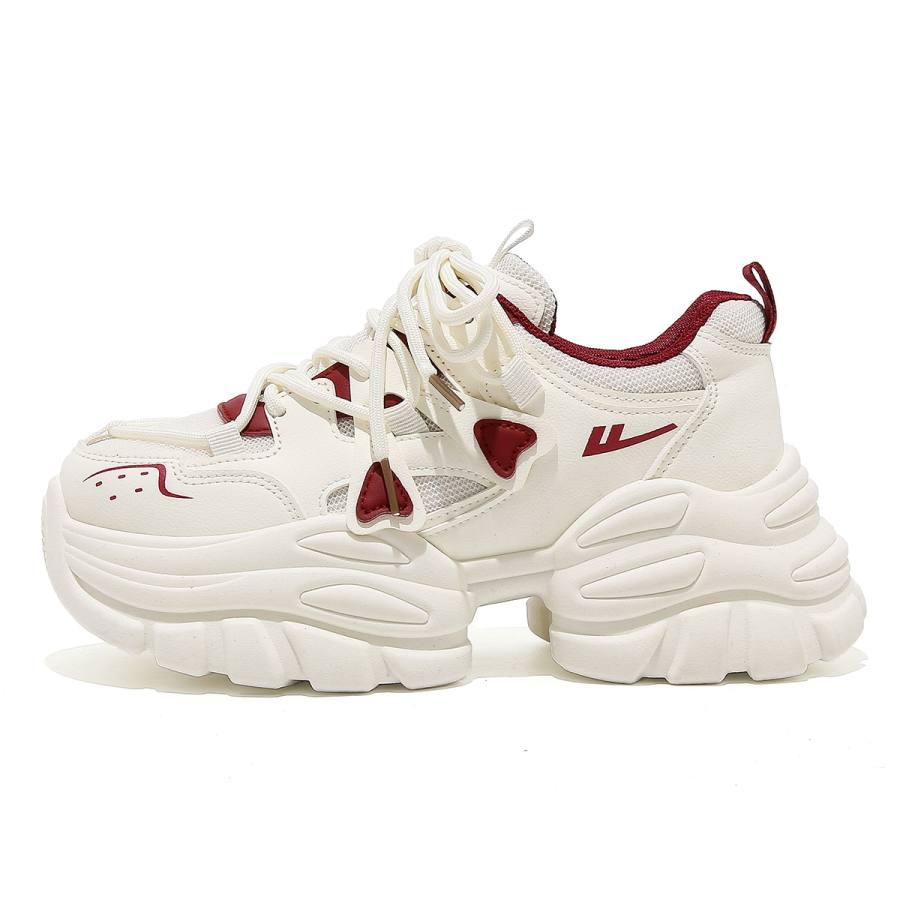 Warrior Abrasion Resistant, Breathable, Lightweight Low top Chunky Sneakers Women's