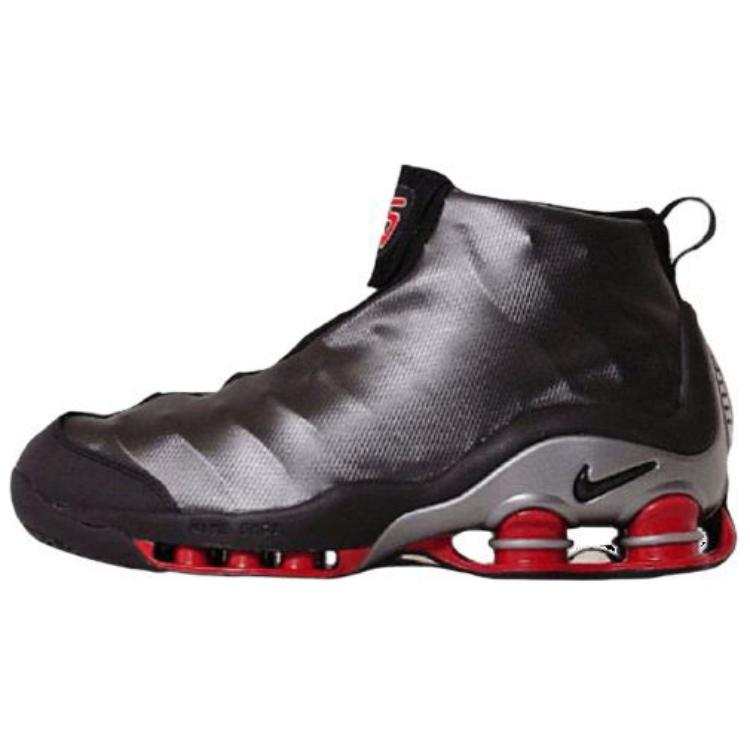 Nike Nike Cushioning Slip Resistant Cushioning Slip Resistant Mid top Running Shoes Men's Black Red
