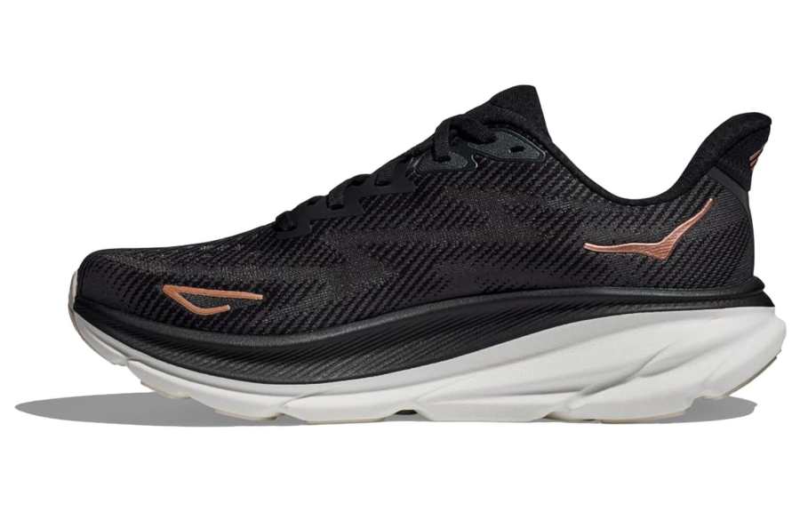 HOKA ONE ONE Clifton 9 Black Rose Gold Women's
