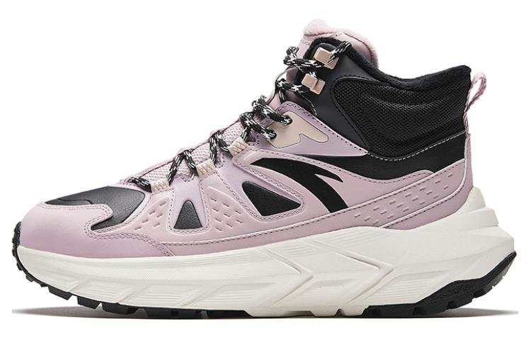 Anta Cushioning Abrasion Resistant Cushioning, Wear Resistant High top Outdoor Shoes Women's Purple Black