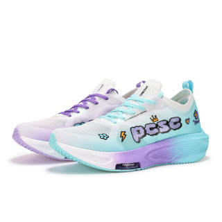PCSC Low top Popcorn Running Shoes Men's Blue Purple Mismatched