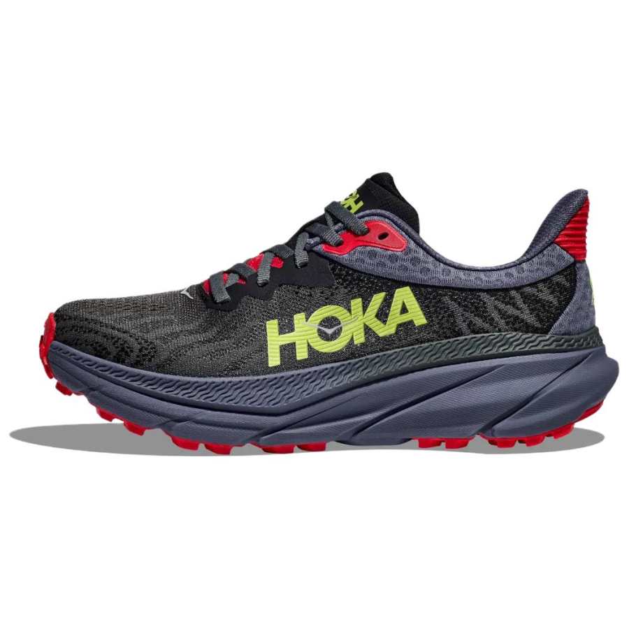 HOKA ONE ONE CHALLENGER 7 Slip Resistant Slip Resistant Low top Trail Running Shoes Men's Black