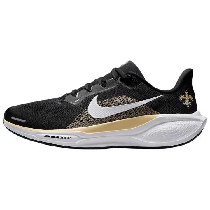 Nike Nike x NFL Pegasus 41 Low top Casual Running Shoes Men's Black White Gold