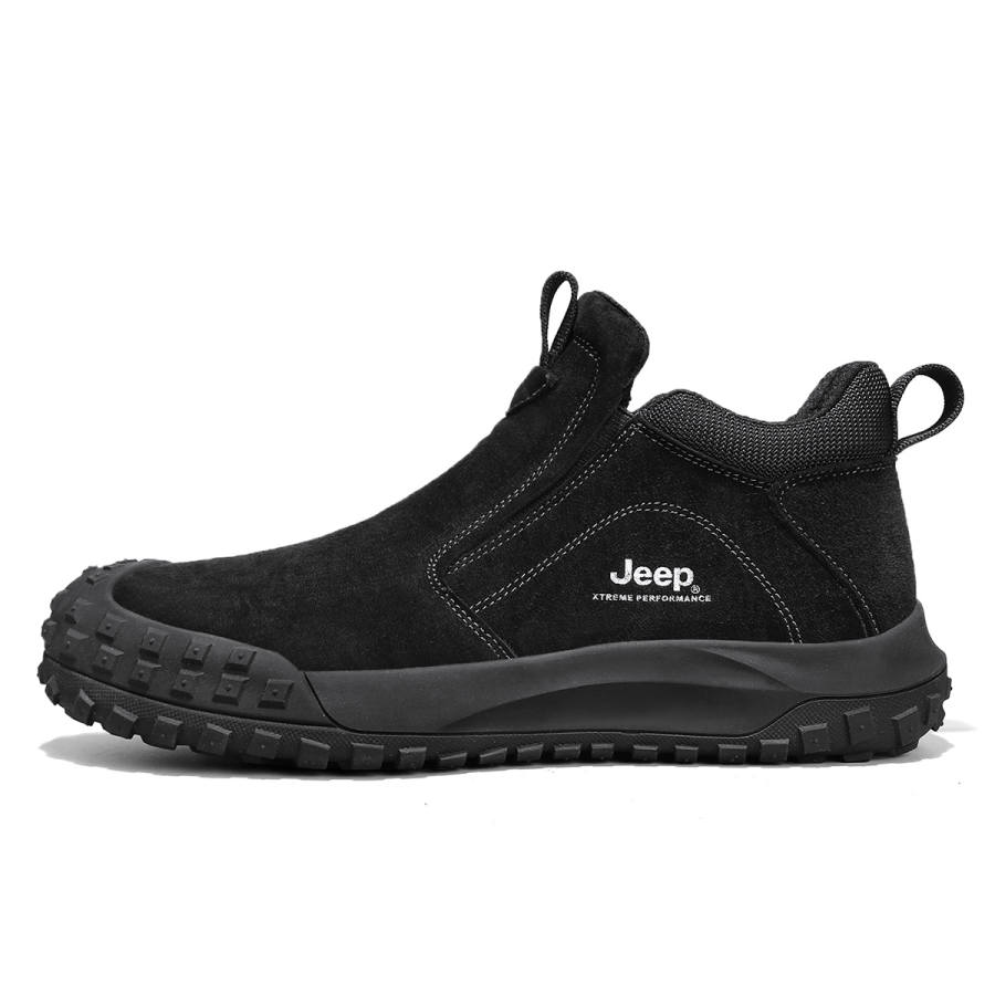 Jeep Cushioning Abrasion Resistant Lightweight Height Increasing Rebound High top Outdoor Shoes Men's