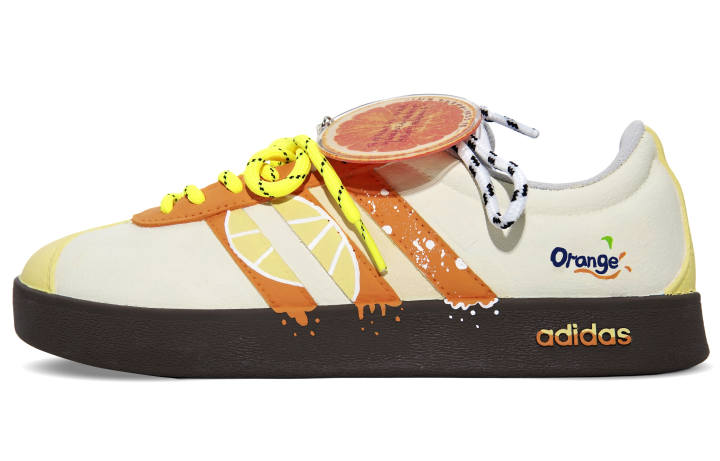 Adidas Adidas VL COURT 2.0 Synthetic Leather, Split Cow Leather Abrasion Resistant Abrasion Resistant Low top Skateboard Shoes