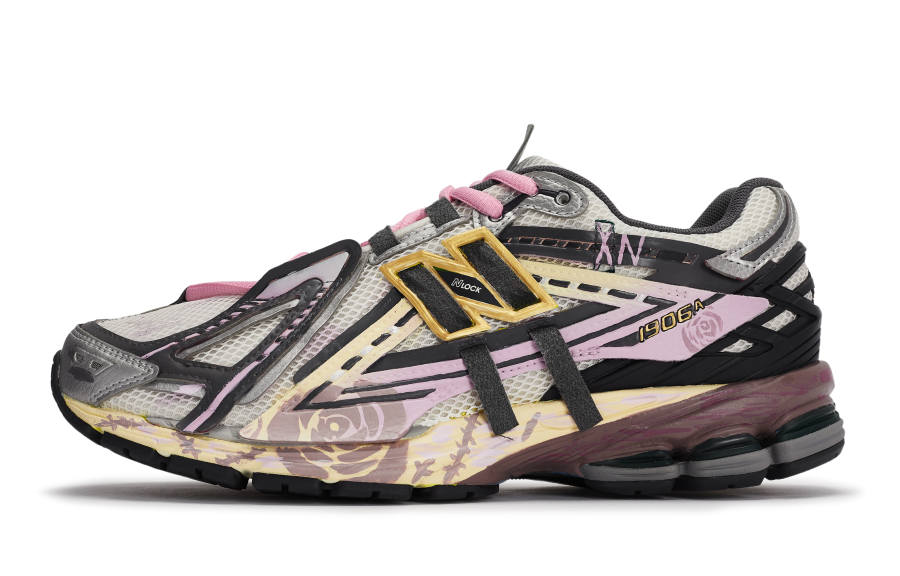 New Balance New Balance 1906 Abrasion Resistant Low top Running Shoes Men's Black, Gray, Pink, Purple