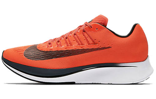 Nike Nike Zoom Fly 1 Slip Resistant Lightweight Non slip Lightweight Low top Running Shoes Men's Black Red