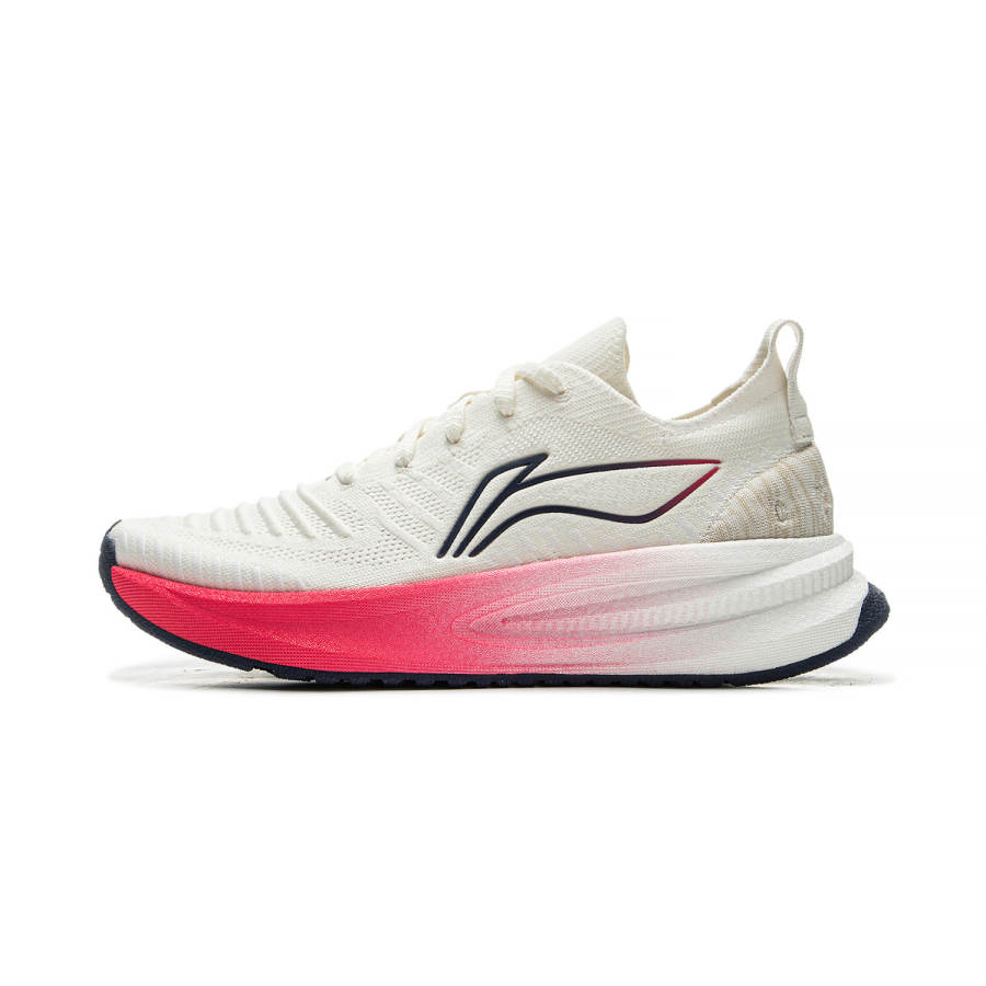 Li-Ning Li Ning Leisurely Low top Casual Sprint Running Shoes Men's White Red