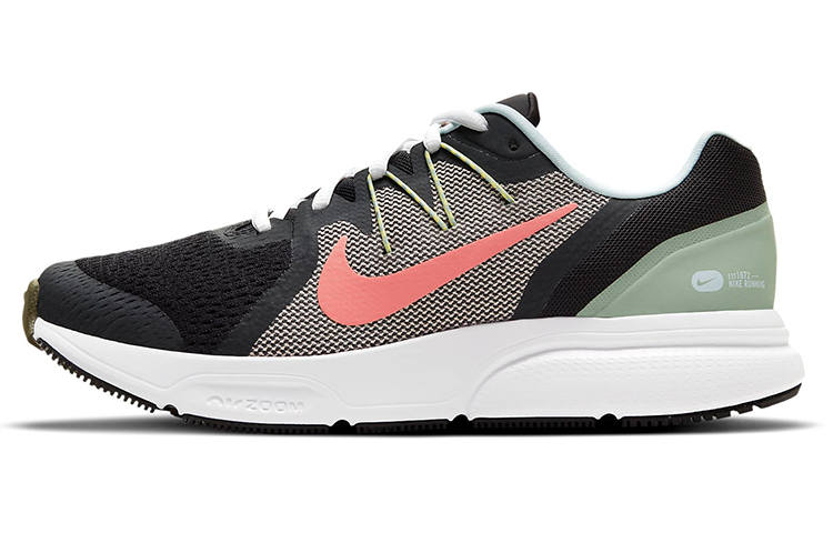 Nike Nike Zoom Span 3 Shoes For Black/Green/Pink Women's