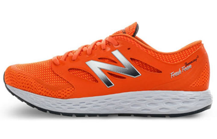 New Balance New Balance Textile, Artificial Leather Low top Running Shoes Men's Orange