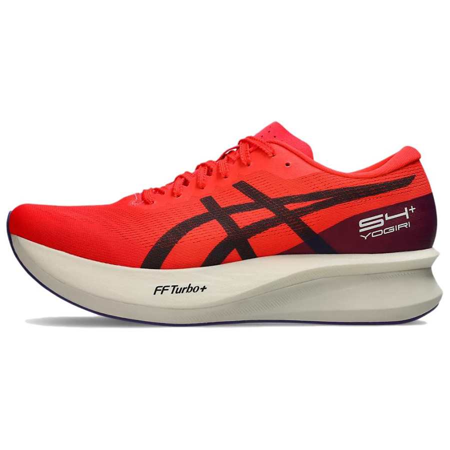 ASICS S4+ Breathable Low top Running Shoes Men's Shimmery Red