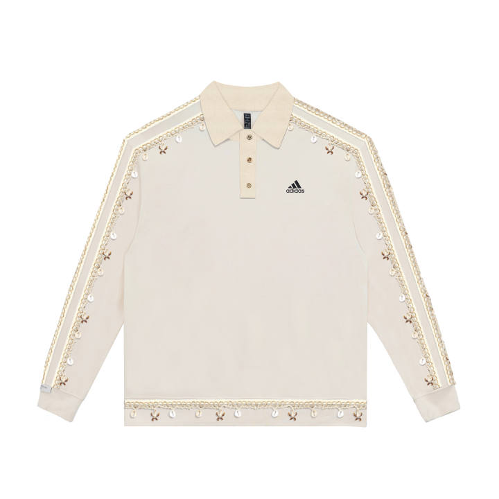 Adidas Adidas Polo Shirts Unisex White Polo Collar Thickened Straight Fit