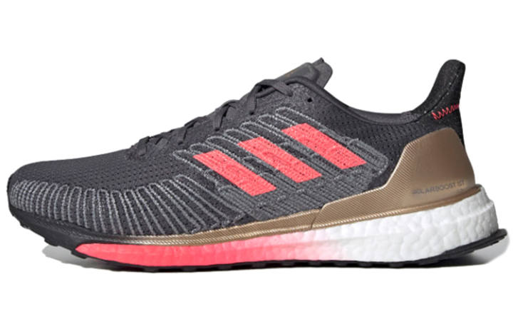 Adidas Adidas Solar Boost Running Shoes Men's Low Top Dark Gray/Red