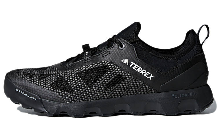 Adidas Adidas Terrex CC Slip Resistant Abrasion Resistant Low top Running Shoes Men's Carbon Black