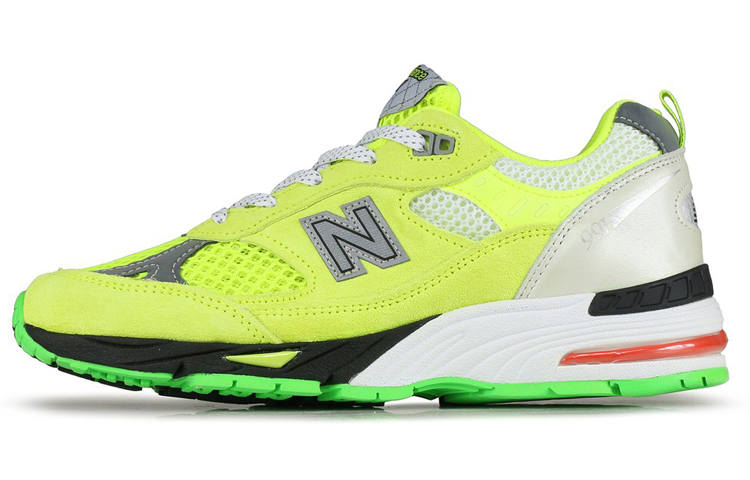 New Balance 991 Aries x Wmns New Balance Made in England 'Neon Yellow' Women's