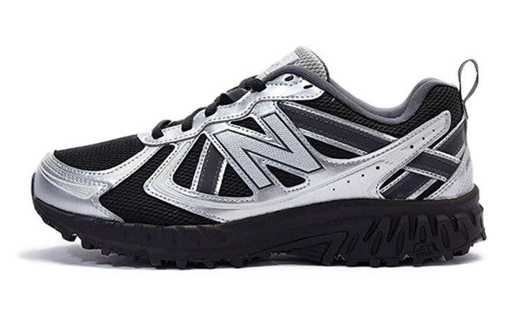 New Balance New Balance NB 410 Cushioning Breathable Cushioning Breathable Low top Running Shoes Unisex Black Silver