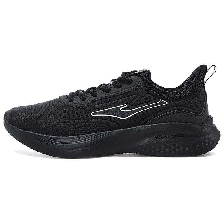 Erke Slip Resistant Abrasion Resistant Slip Resistant Abrasion Resistant Low top Running Shoes Men's Black