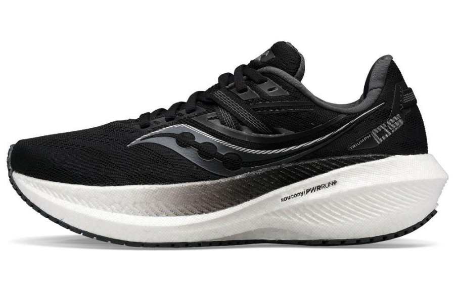 Saucony Triumph Victory 20 Mesh, Textile Abrasion Resistant Breathable Low top Running Shoes Women's Black