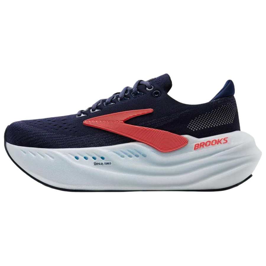 Brooks Glycerin Max Peacoat Blue Ribbon Hot Coral Women's
