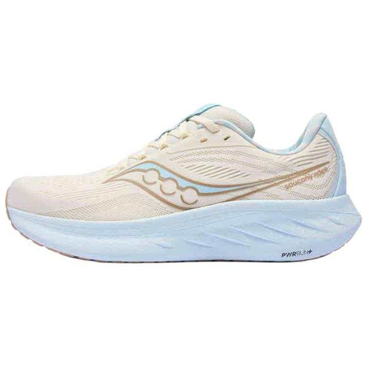 Saucony Ride Yutu 18 Abrasion Resistant Low top Casual Training Racing Running Shoes Unisex Beige Orange Color