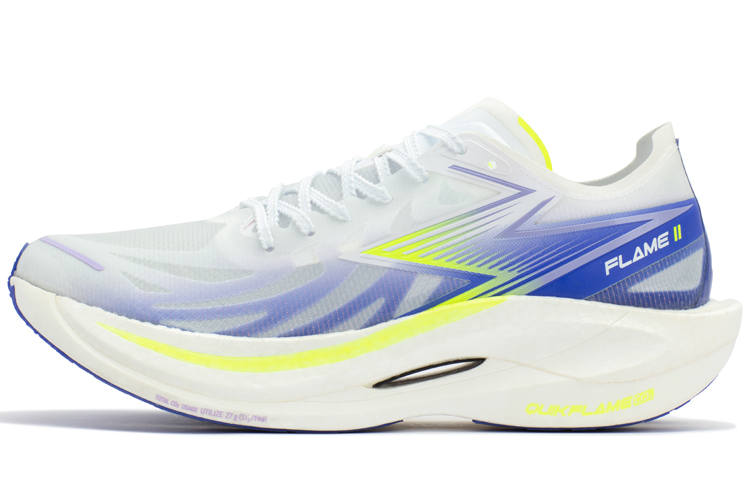 361° Feiran 2 Running Shoes Men's Low Top 361 Degrees White/Game Blue