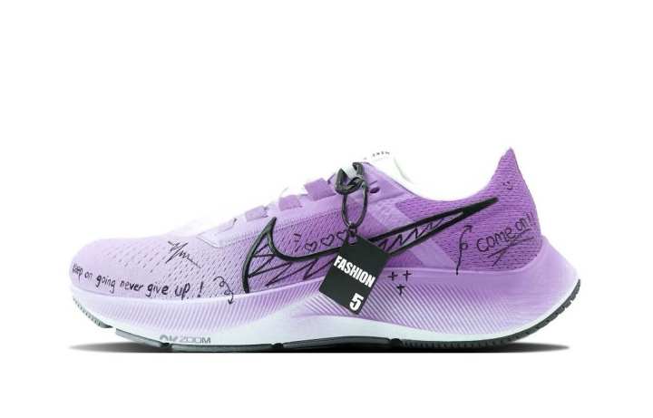 Nike Nike Pegasus 38 Cushioning Slip Resistant Low top Casual Running Shoes Men's Purple