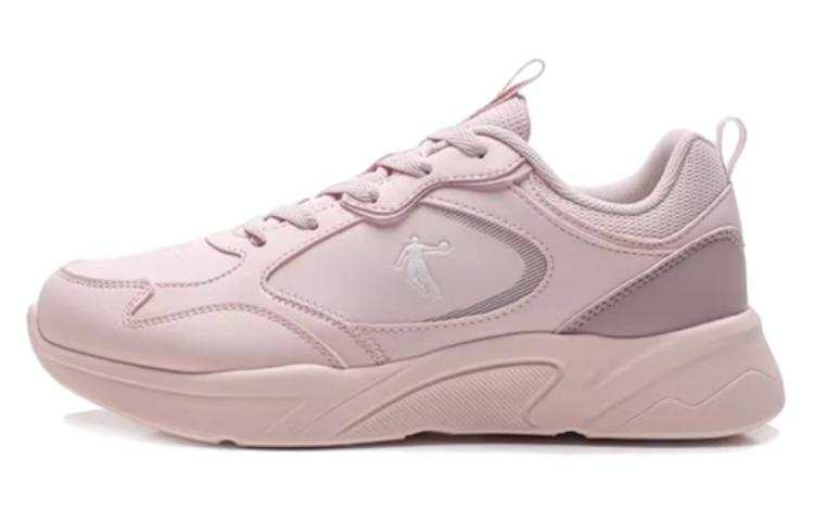 QIAODAN Abrasion Resistant Lightweight Wear resistant And Lightweight Low top Running Shoes Women's Pink