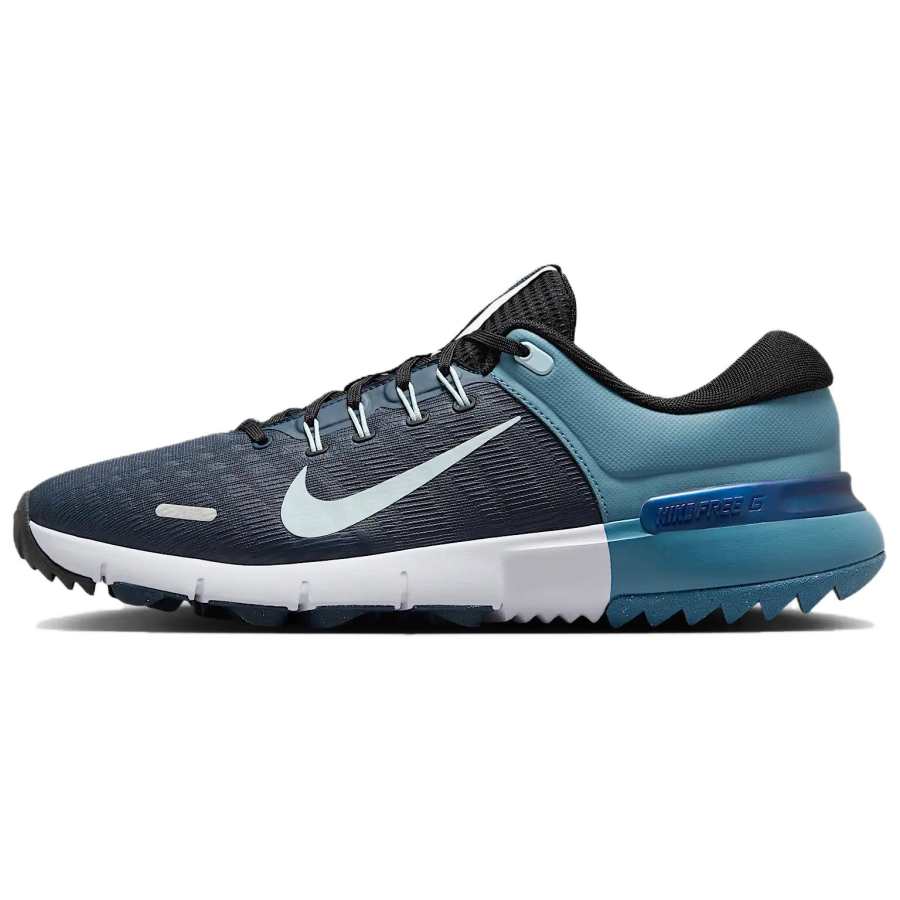 Nike Nike Free Golf Slip Resistant Abrasion Resistant Slip Resistant Abrasion Resistant Low top Golf Shoes Unisex Blue Black