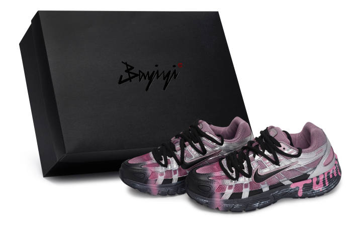 Nike Nike P 6000 Low top Running Shoes Women's Black Silver Pink
