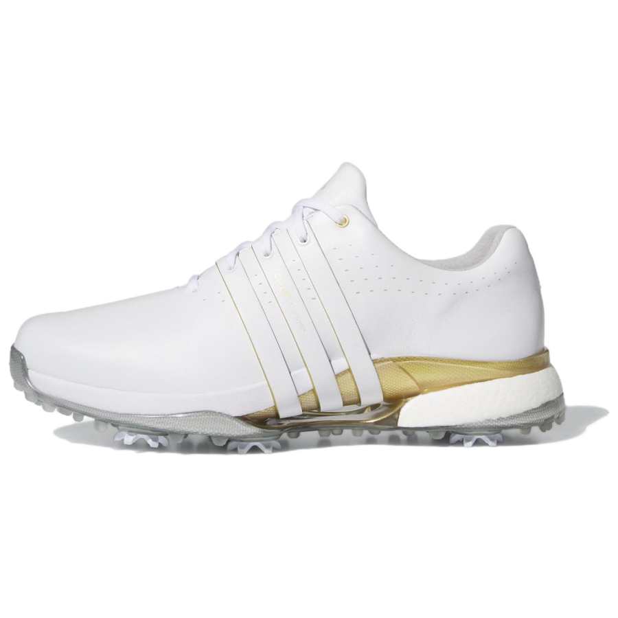 Adidas Adidas Tour360 Slip Resistant Abrasion Resistant Slip Resistant Abrasion Resistant Low top Golf Shoes Men's White Gold