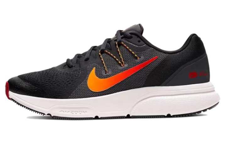 Nike Nike Zoom Span 3 Cushioning, Wear Resistant Low top Casual Running Shoes Unisex Black Red