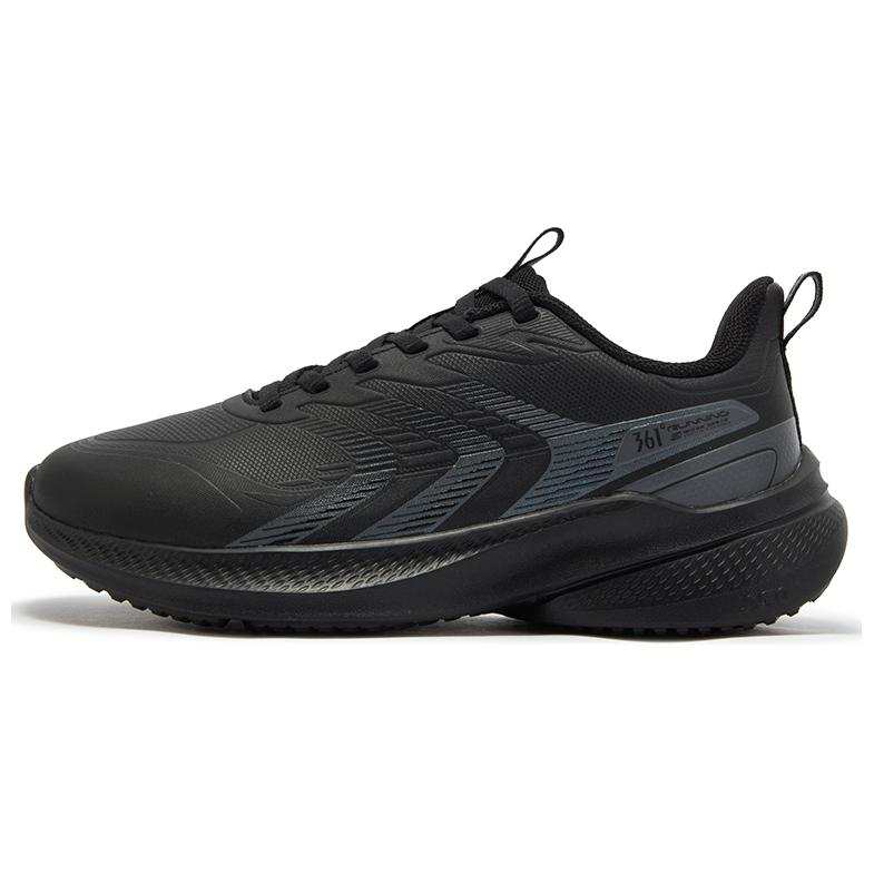 361° Slip Resistant Lightweight Non slip Lightweight Low top Running Shoes Women's Black Gray