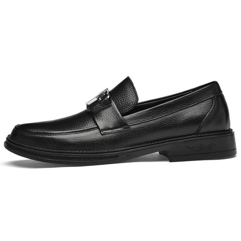 PAIBLOKS Top Grain Cow Leather Men's Casual Shoes Men's
