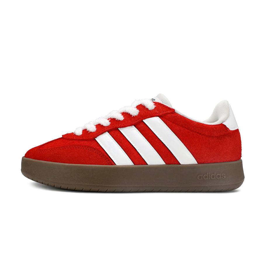 Adidas Adidas BARREDA Abrasion Resistant Abrasion Resistant Low top Skateboard Shoes Unisex Red White