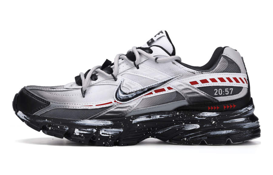 Nike Nike Initiator Cushioning Abrasion Resistant Cushioning, Wear Resistant Low top Running Shoes Unisex Gray White