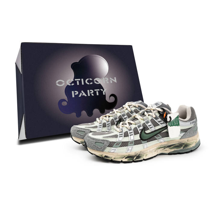 Nike Nike P 6000 Low top Running Shoes Unisex Gray Green