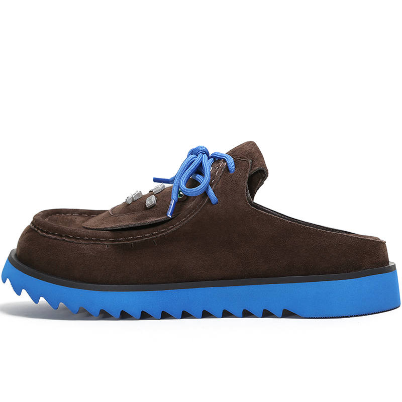 ADCDAVINCI Sun Collection Slip Resistant Abrasion Resistant Closed Toe Slippers Unisex Brown