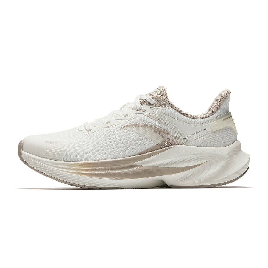 Anta Lightweight Rebound Running Shoes Women's Ivory White/Frost Gray