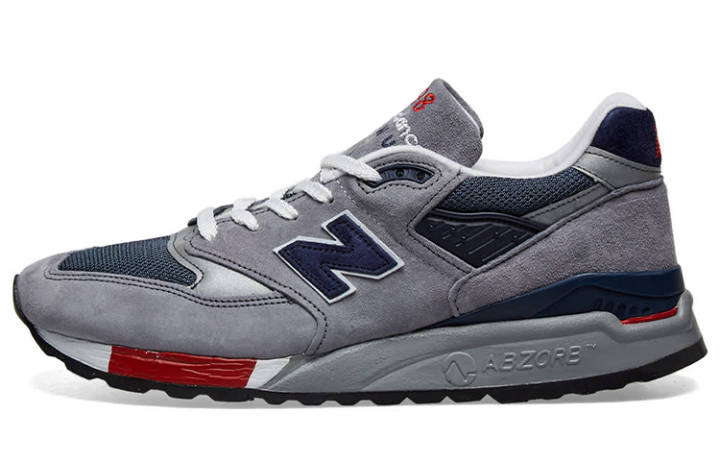 New Balance 998 New Balance Made in Usa 'Grey Navy Red'