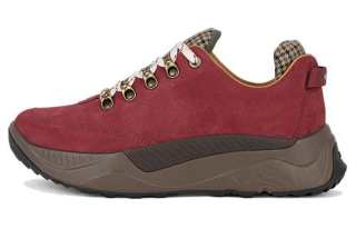 TSUBO UT Collection Slip Resistant Abrasion Resistant Low top Outdoor Shoes Unisex Burgundy