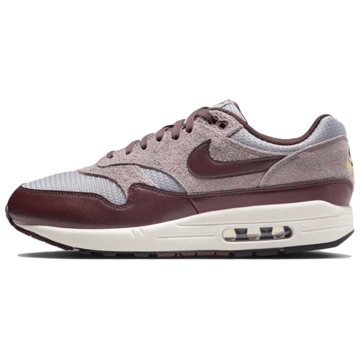 Nike Nike Air Max 1 Essential Prm Cement Grey Burgundy Crush