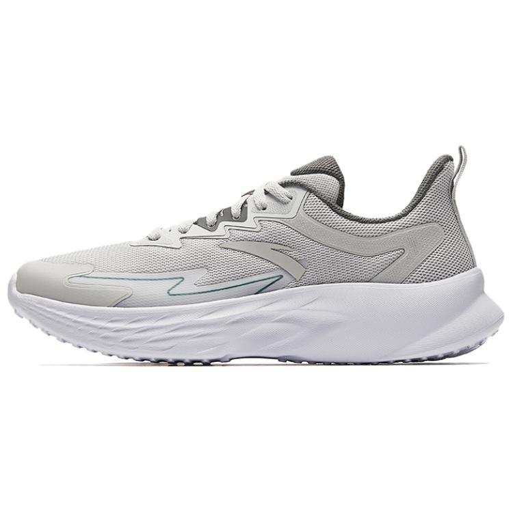 Anta Slip Resistant Abrasion Resistant Low top Casual Running Shoes Men's Gray