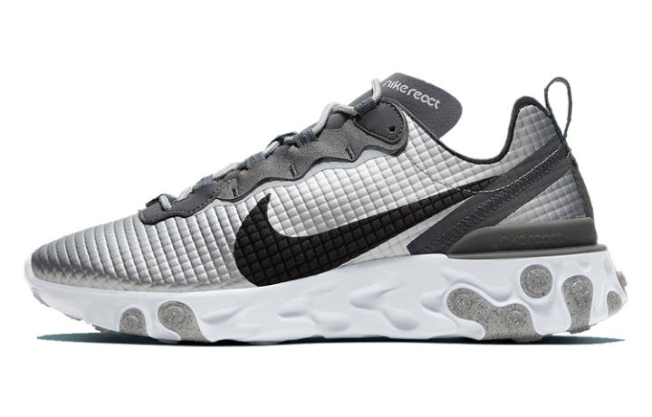 Nike Nike React Element 55 Quilted Grid White
