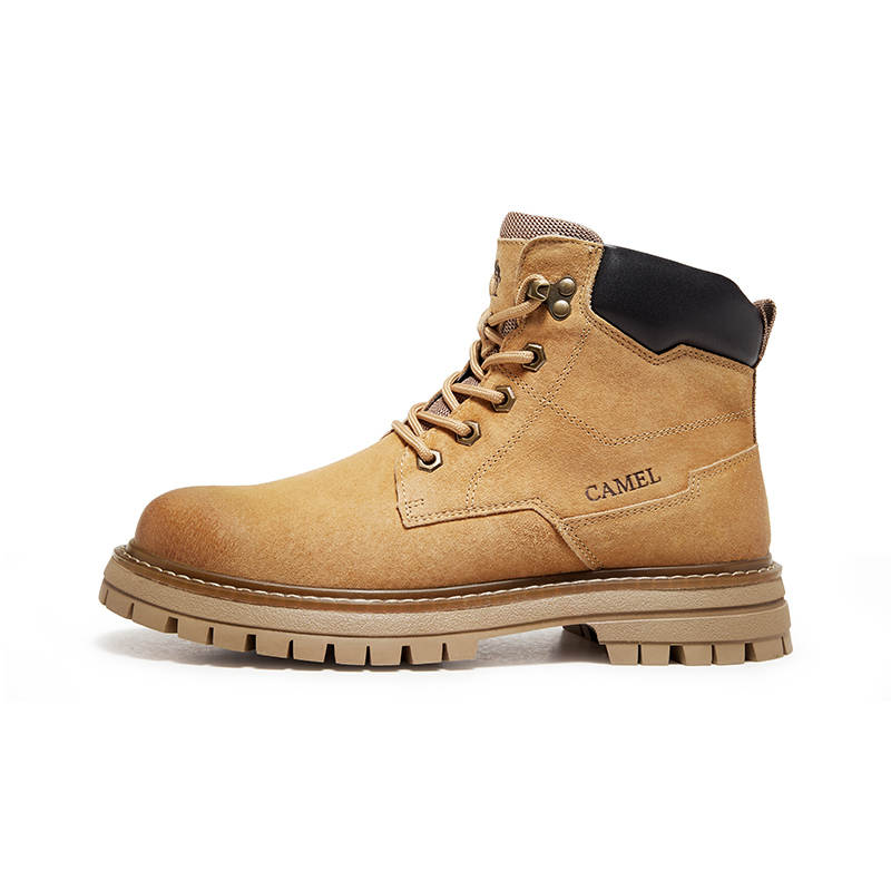 CAMEL CAMEL Short Outdoor Boots 4cm Men's