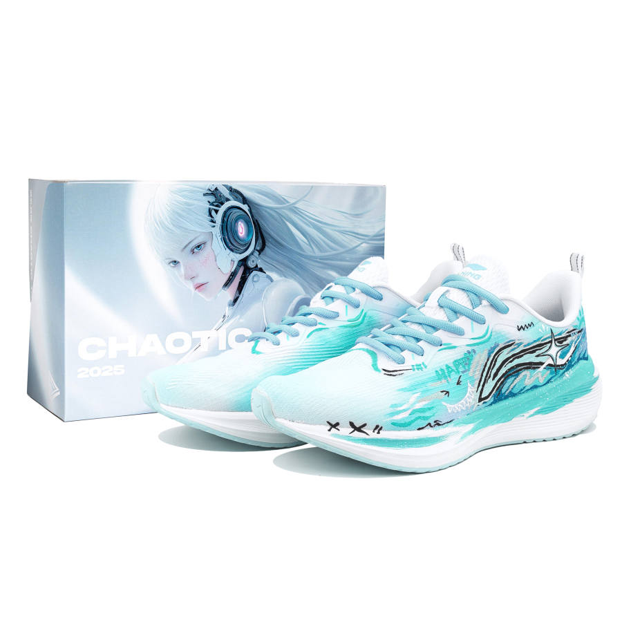 Li-Ning Li Ning Wuyue Cushioning Breathable Low top Casual Physical Fitness Test & Exam Running Shoes Men's Green