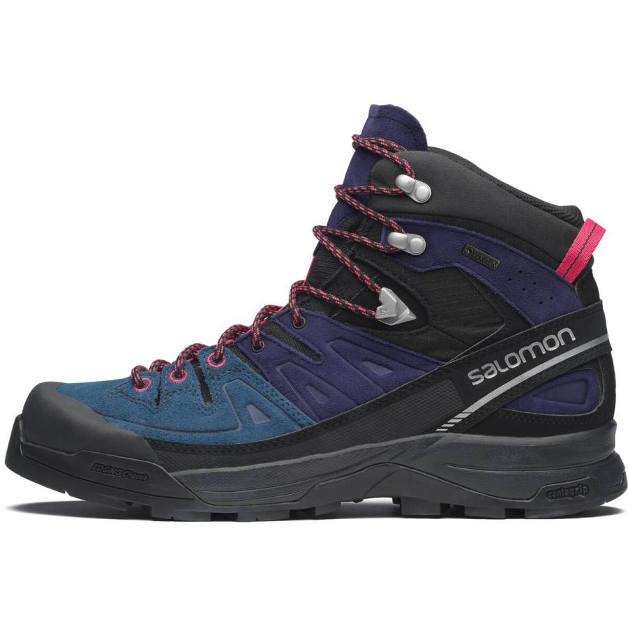 SALOMON X ALP Mid top Running Shoes Unisex Blue Purple