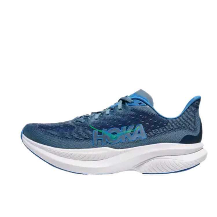 HOKA ONE ONE MACH 6 Abrasion Resistant Abrasion Resistant Low top Running Shoes Men's Blue