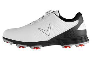 Callaway Slip Resistant Abrasion Resistant Low top Golf Shoes Men's White Black