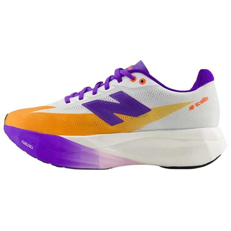 New Balance New Balance NB FuelCell SC Elite V5 Running Shoes Women's White Purple Yellow